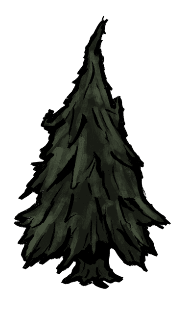 drawn tree