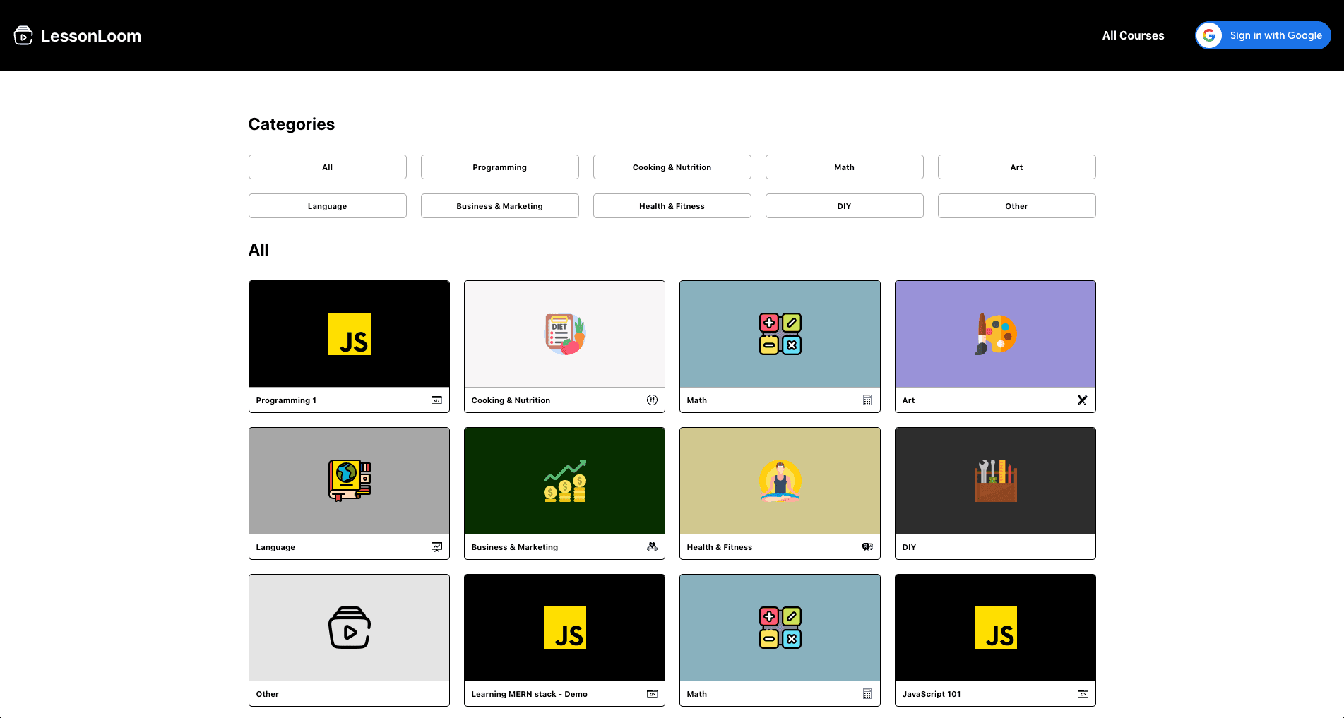 lessonloom app screenshot